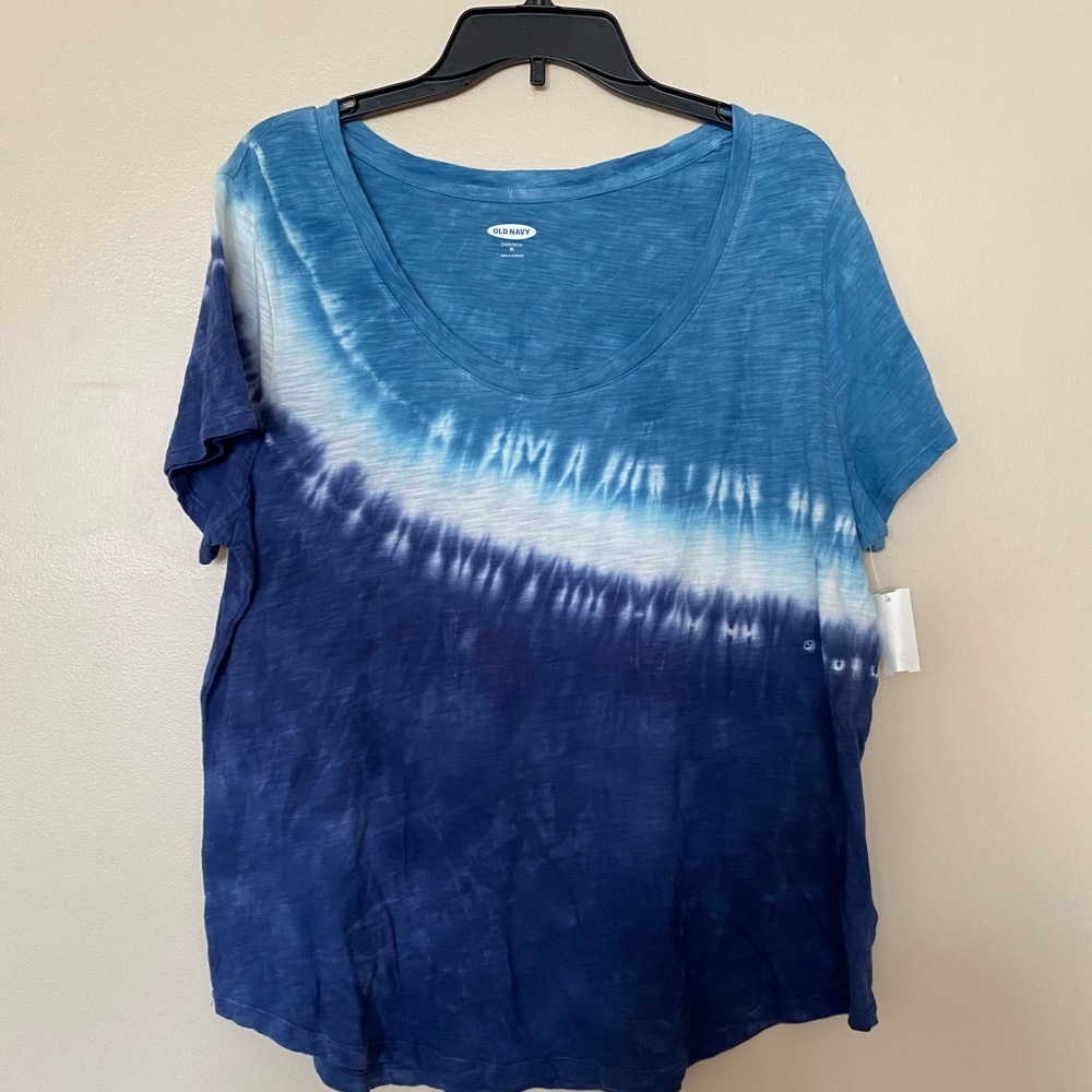Old Navy Blue Tye Dye T-Shirt